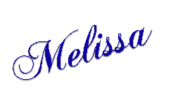 Melissa Sign off